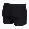 Мъжки боксерки за плуване arena Graphic Swim Short black/turquoise 4