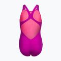 Детски цял бански костюм arena Multi Colours V Back pink multi/very fuchsia 3