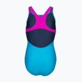 Детски цял бански костюм arena Kikko Swim Pro Back turquoise/very fuchsia 2