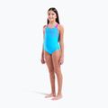 Детски цял бански костюм arena Kikko Swim Pro Back turquoise/very fuchsia 6