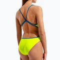 Дамски цял костюм за плуване Arena Lace Back Solid artic lime/blue cosmo 9