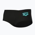 Мъжки боксерки за плуване arena One Low Waist Short Big Logo black/black 3
