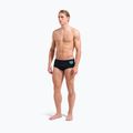 Мъжки боксерки за плуване arena One Low Waist Short Big Logo black/black 6