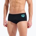 Мъжки боксерки за плуване arena One Low Waist Short Big Logo black/black 8