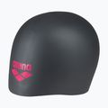 Плувна шапка  arena Long Hair asphalt/pink 2