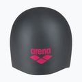 Плувна шапка  arena Long Hair asphalt/pink 3