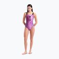 Дамски цял костюм за плуване arena Peacock Swim Pro Back multi pink/black 2