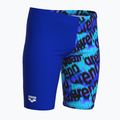 Детски джамъри arena Crowded Swim Jammer neon blue/neon blue multi 4