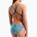 Дамски цял костюм за плуване arena Snake Skin Challenge blue cosmo multi/blue cosmo 9