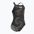 Детски цял бански костюм arena Fireflow Lightdrop Back black/team black 4