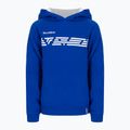 Детски потник за тенис Tecnifibre Fleece Hoodie blue 21LAHORO0B