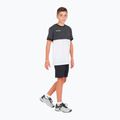 Детска тениска за тенис Tecnifibre Stretch в бяло и черно 22F1ST F1 8