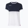 Детска тениска за тенис Tecnifibre Stretch в бяло и синьо 22F1ST F1 6
