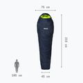 Спален чувал Millet Baikal 1100 Regular saphir 4