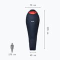 Дамски спален чувал Millet Baikal 1100 saphir 4