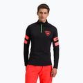Мъжки ски суитшърт Rossignol Classique Hero 1/2 Zip black/red