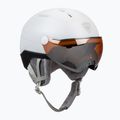 Ски каска за жени Rossignol Fit Visor Impacts white/orange/silver