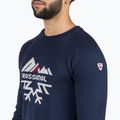 Мъжки пуловер Rossignol Jacquard Crew Neck dark navy 4