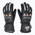 Дамски скиорски ръкавици Rossignol Sublim Lth Impr G black 3