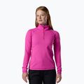 Дамски поларен суитшърт Rossignol Mid Layer Stretch Half Zip electric fuchsia