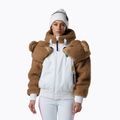Дамско скиорско яке Rossignol JCC Teddy Hoodie white