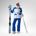 Дамско скиорско яке Rossignol JCC Corduroy Down white 2