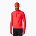 Мъжки суитшърт Rossignol Hero Half Zip First Layer neon red