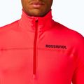 Мъжки суитшърт Rossignol Hero Half Zip First Layer neon red 6