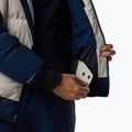 Мъжко скиорско яке Rossignol Corduroy Down Bomber silver cloud/dark navy 11