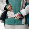 Дамско скиорско яке Rossignol Snowdazzle Belted silver cloud 14
