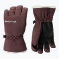 Дамски скиорски ръкавици Rossignol Perfy G huckleberry