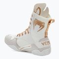 Боксьорски обувки Venum Elite Boxing white/gold 3