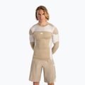 Мъжки тренировъчен гащеризон с дълъг ръкав Venum Tempest Rashguard beige/sand 2