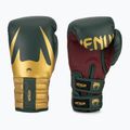 Боксови ръкавици Venum Reverso green/gold 3