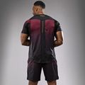 Мъжка тренировъчна тениска Venum Tactical XT черна/бургундска/златна 4