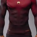 Мъжки тренировъчни гащеризони с дълъг ръкав Venum Tactical XT Rashguards black/burgundy/gold 5