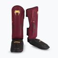 Дамски протектори за пищяли и стъпала Venum Tactical XT Shinguards black/burgundy/gold 2