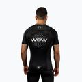 Мъжка тренировъчна тениска Venum X WOW FC Rashguards черно/сребристо сиво 3