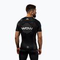 Мъжка тренировъчна тениска Venum X WOW FC Rashguards черно/сребристо сиво 5