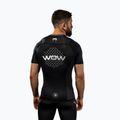 Мъжка тренировъчна тениска Venum X WOW FC Rashguards черно/сребристо сиво 6