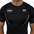 Мъжка тренировъчна тениска Venum X WOW FC Rashguards черно/сребристо сиво 7