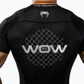 Мъжка тренировъчна тениска Venum X WOW FC Rashguards черно/сребристо сиво 8