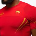 Мъжка тренировъчна тениска Venum X WOW FC Rashguards fury red/gold 7