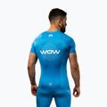 Мъжка тренировъчна тениска Venum X WOW FC Rashguards пейсфик блю 3