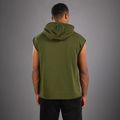 Мъжки суитшърт Venum Muay Thai VT Sleeveless Hoodie military green 2