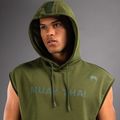 Мъжки суитшърт Venum Muay Thai VT Sleeveless Hoodie military green 4