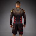 Мъжки рашгард с дълъг ръкав Venum Quetzal Fury Rashguard black/fury red/tangerine 3