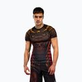 Мъжки рашгард Venum Quetzal Fury Rashguard black/fury red/tangerine