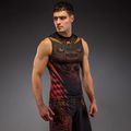 Мъжки рашгард Venum Quetzal Fury Sleeveless Rashguard black/fury red/tangerine 4