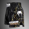 Мъжки шорти за тренировка Venum VTC Flames Muay Thai black/gold 3